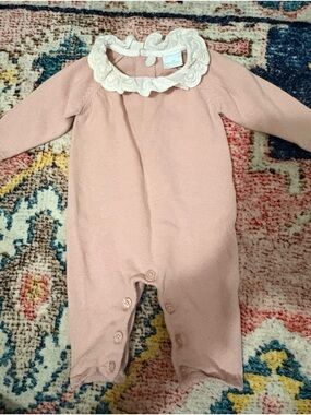 Edgehill Collection Blush Pink One-Piece with  Collar